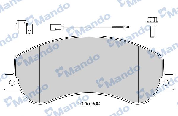 Mando MBF015034 - Kit pastiglie freno, Freno a disco autozon.pro