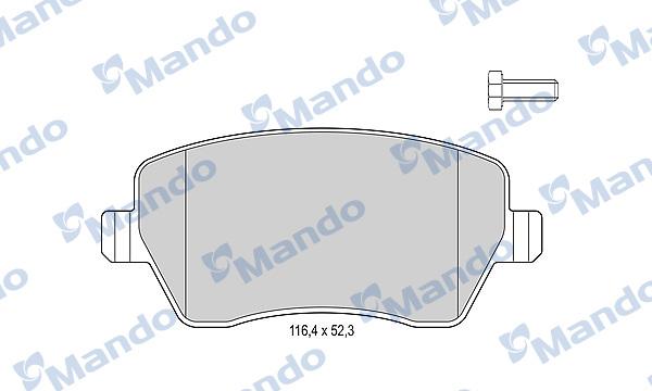 Mando MBF015179 - Kit pastiglie freno, Freno a disco autozon.pro