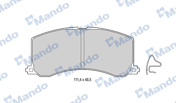 Mando MBF015834 - Kit pastiglie freno, Freno a disco autozon.pro