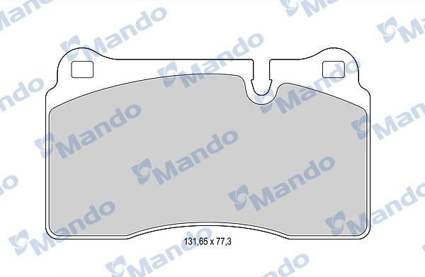 Mando MBF015390 - Kit pastiglie freno, Freno a disco autozon.pro