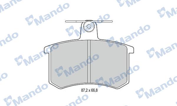 Mando MBF015365 - Kit pastiglie freno, Freno a disco autozon.pro