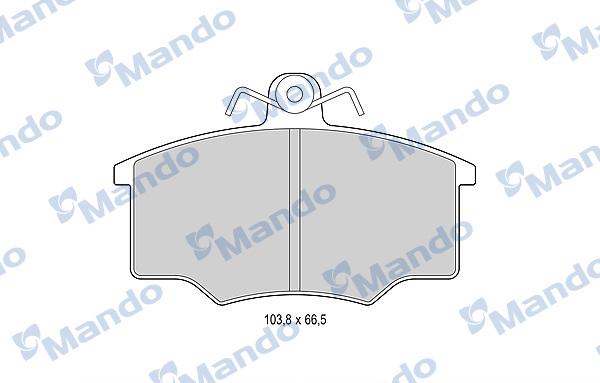 Mando MBF015364 - Kit pastiglie freno, Freno a disco autozon.pro