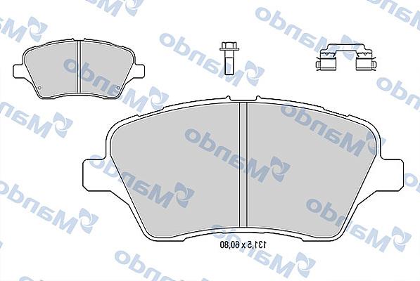 Mando MBF015279 - Kit pastiglie freno, Freno a disco autozon.pro