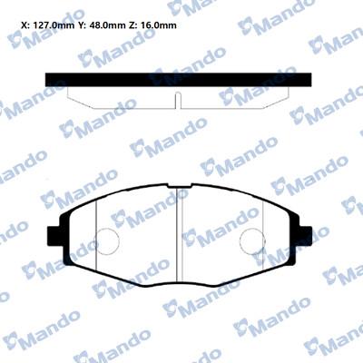 Mando RMPD06NS - Kit pastiglie freno, Freno a disco autozon.pro