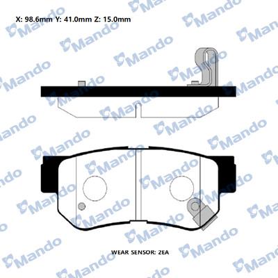 Mando RMPH18NS - Kit pastiglie freno, Freno a disco autozon.pro