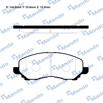 Mando RMPM06NS - Kit pastiglie freno, Freno a disco autozon.pro