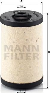 Mann-Filter BFU 700 x - Filtro carburante autozon.pro