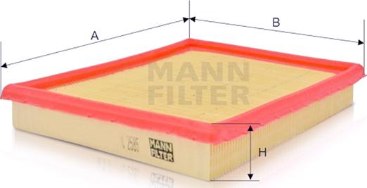 Mann-Filter C 2585 - Filtro aria autozon.pro