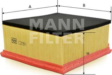 Mann-Filter C 2159/1 - Filtro aria autozon.pro