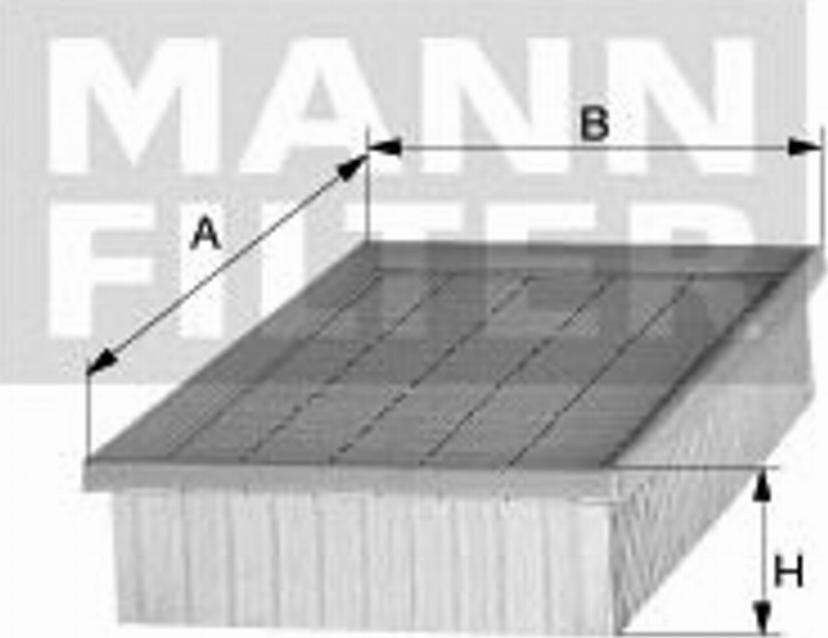 Mann-Filter C 2860/2 - Filtro aria autozon.pro