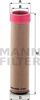 Mann-Filter CF 850/2 - Filtro aria secondaria autozon.pro