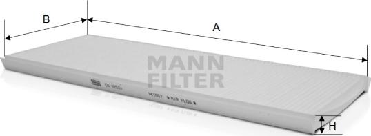 Mann-Filter CU 4251/1 - Filtro, Aria abitacolo autozon.pro