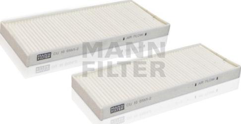 Mann-Filter CU 10 010/1-2 - Filtro, Aria abitacolo autozon.pro