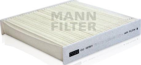 Mann-Filter CU 1835/1 - Filtro, Aria abitacolo autozon.pro