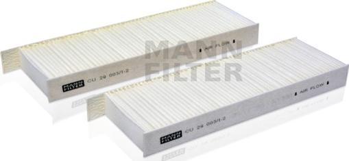 Mann-Filter CU 29 003/1-2 - Filtro, Aria abitacolo autozon.pro