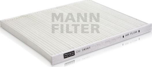 Mann-Filter CU 2434/1 - Filtro, Aria abitacolo autozon.pro