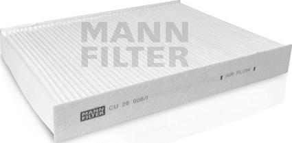 Mann-Filter CU 26 006/1 - Filtro, Aria abitacolo autozon.pro