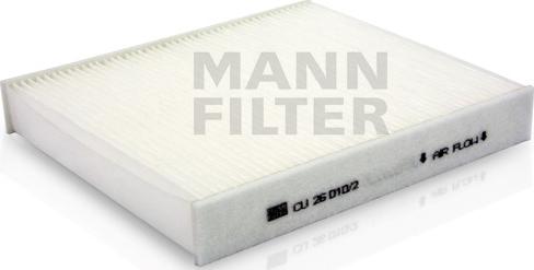 Mann-Filter CU 26 010/2 - Filtro, Aria abitacolo autozon.pro