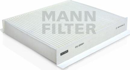 Mann-Filter CU 20 001 - Filtro, Aria abitacolo autozon.pro