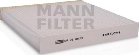 Mann-Filter CU 21 003/1 - Filtro, Aria abitacolo autozon.pro