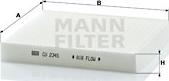 Mann-Filter CU 2345 - Filtro, Aria abitacolo autozon.pro