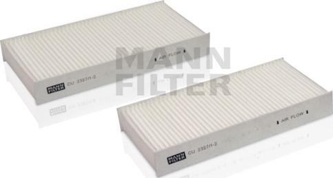 Mann-Filter CU 2327/1-2 - Filtro, Aria abitacolo autozon.pro