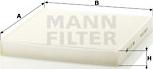 Mann-Filter CU 27 008 - Filtro, Aria abitacolo autozon.pro