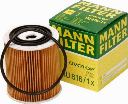 Mann-Filter HU 816/1 x - Filtro olio autozon.pro