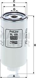 Mann-Filter PL 150 - Filtro carburante autozon.pro