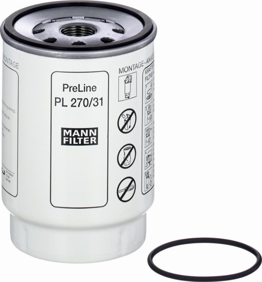 Mann-Filter PL 270/31 Z - Filtro carburante autozon.pro