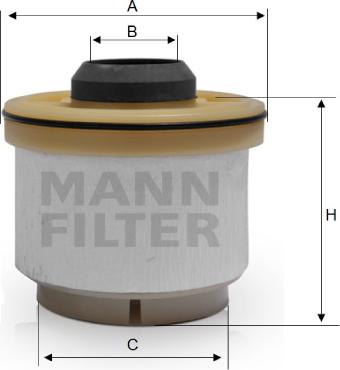 Mann-Filter PU 835 x - Filtro carburante autozon.pro