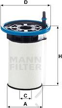 Mann-Filter PU 7005 - Filtro carburante autozon.pro