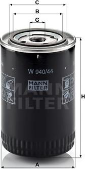 Mann-Filter W 940/44 - Filtro olio autozon.pro