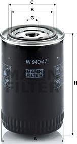 Mann-Filter W 940/47 - Filtro olio autozon.pro