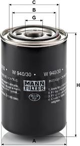 Mann-Filter W 940/30 - Filtro olio autozon.pro