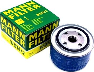 Mann-Filter W 914/2 (10) - Filtro olio autozon.pro