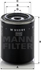 Mann-Filter W 932/81 - Filtro olio autozon.pro