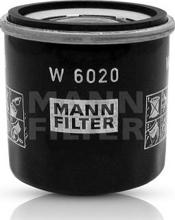 Mann-Filter W 6020 - Filtro olio autozon.pro