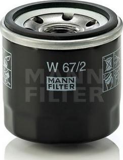 Mann-Filter W 67/81 - Filtro olio autozon.pro