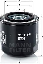 Mann-Filter W 10 050 - Filtro olio autozon.pro