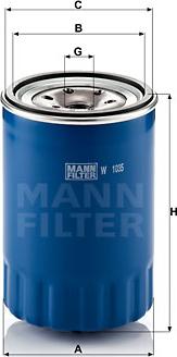 Mann-Filter W 1035 - Filtro olio autozon.pro