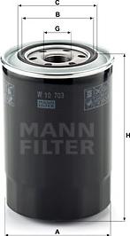 Mann-Filter W 10 703 - Filtro olio autozon.pro