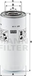 Mann-Filter W 11 006 - Filtro olio autozon.pro