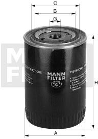 Mann-Filter W 961 - Filtro olio autozon.pro