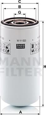 Mann-Filter W 11 023 - Filtro olio autozon.pro