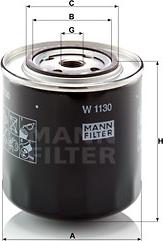 Mann-Filter W 1130 - Filtro olio autozon.pro