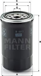 Mann-Filter W 8011 - Filtro olio autozon.pro