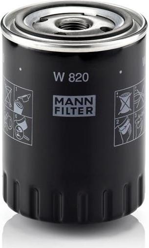 Mann-Filter W 820 - Filtro olio autozon.pro