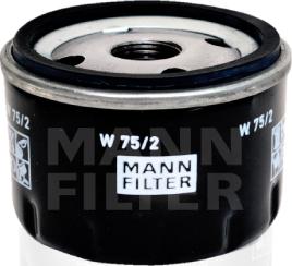 Mann-Filter W 75/2 - Filtro olio autozon.pro