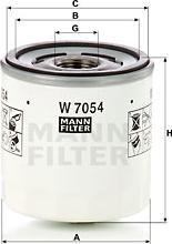 Mann-Filter W 7054 - Filtro olio autozon.pro